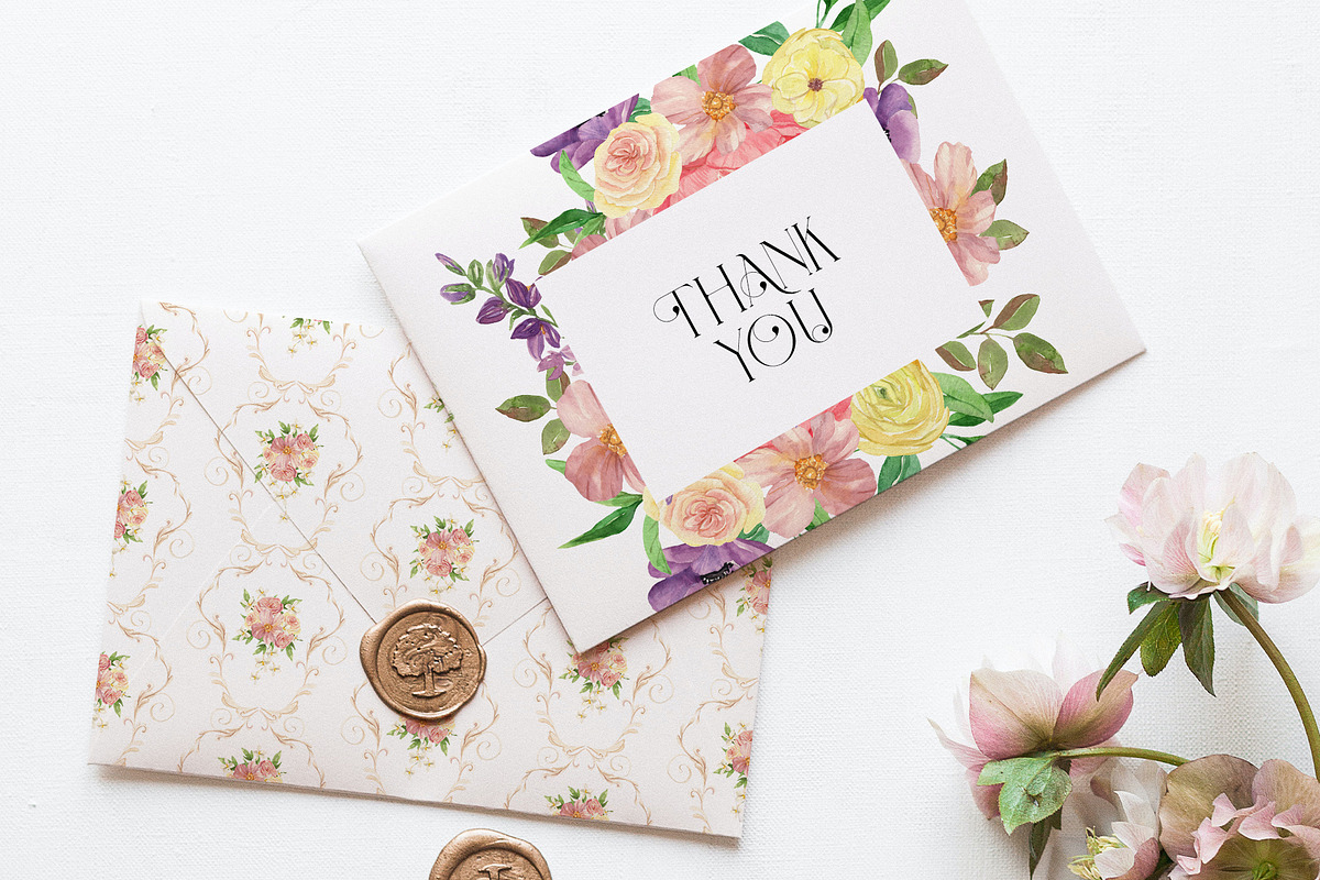 Chateau Ceremony Floral Wedding, a Decorative Illustration by Catch the Dream Art (Photo 15 of 15)