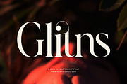 Glitns Elegant Serif Font, a Serif Font by Graphicxell (Thumbnail 1 of 8)