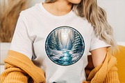 Watercolor Winter Forest Clipart Bun, an Illustration by SVGArt (Thumbnail 2 of 8)