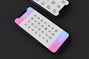Baby Line Icons Set, an Outline Icon by Voysla's Shop (Thumbnail 3 of 5)