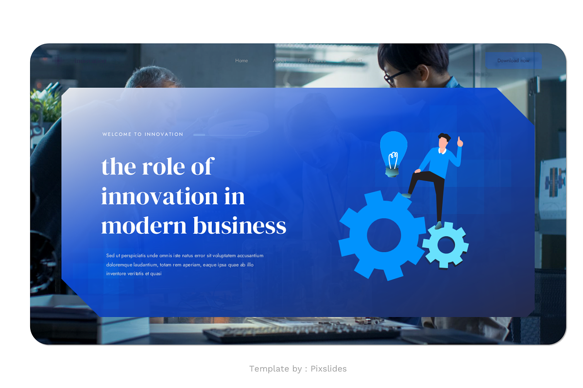Innovation Business Keynote, a Presentation Template by Pixslides (Photo 3 of 7)