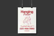 Poster Mockup 2 Views, an Advertising Mockup by graphicsauce (Thumbnail 2 of 4)