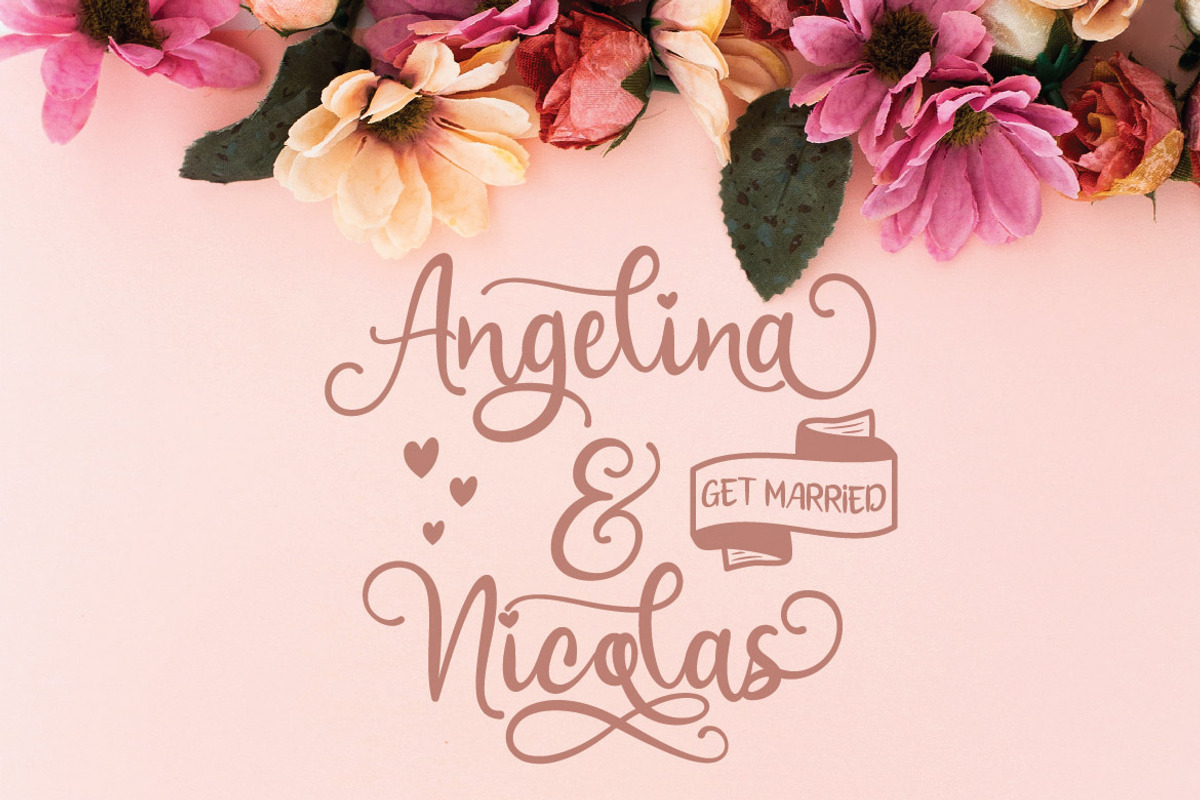 Sweetie Almeera Font Duo, a Script Font by Almeera Std (Photo 2 of 11)