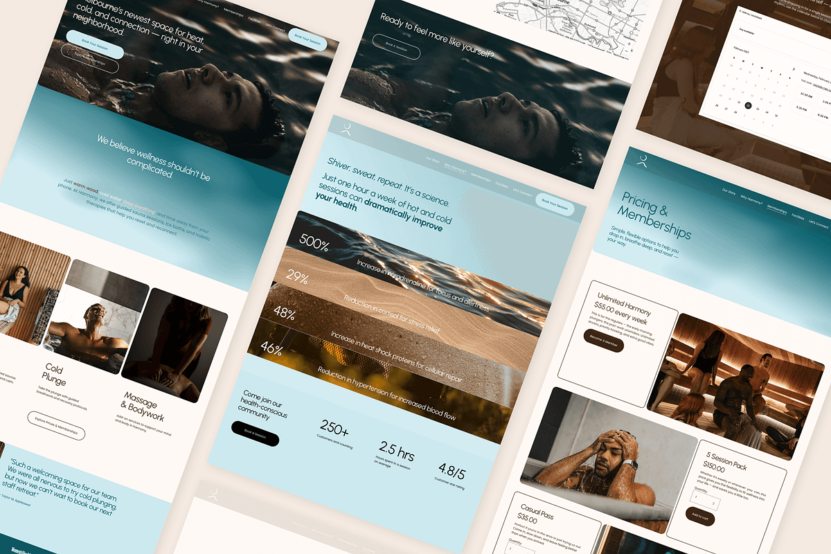 Wellness & Health Brand Squarespace Template preview 4