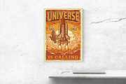 Set of Space Posters, a Poster Template by DGIM studio (Thumbnail 7 of 8)