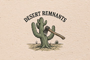 Desert remnants illustration, an Object Illustration by Vectorlina (Thumbnail 1 of 4)