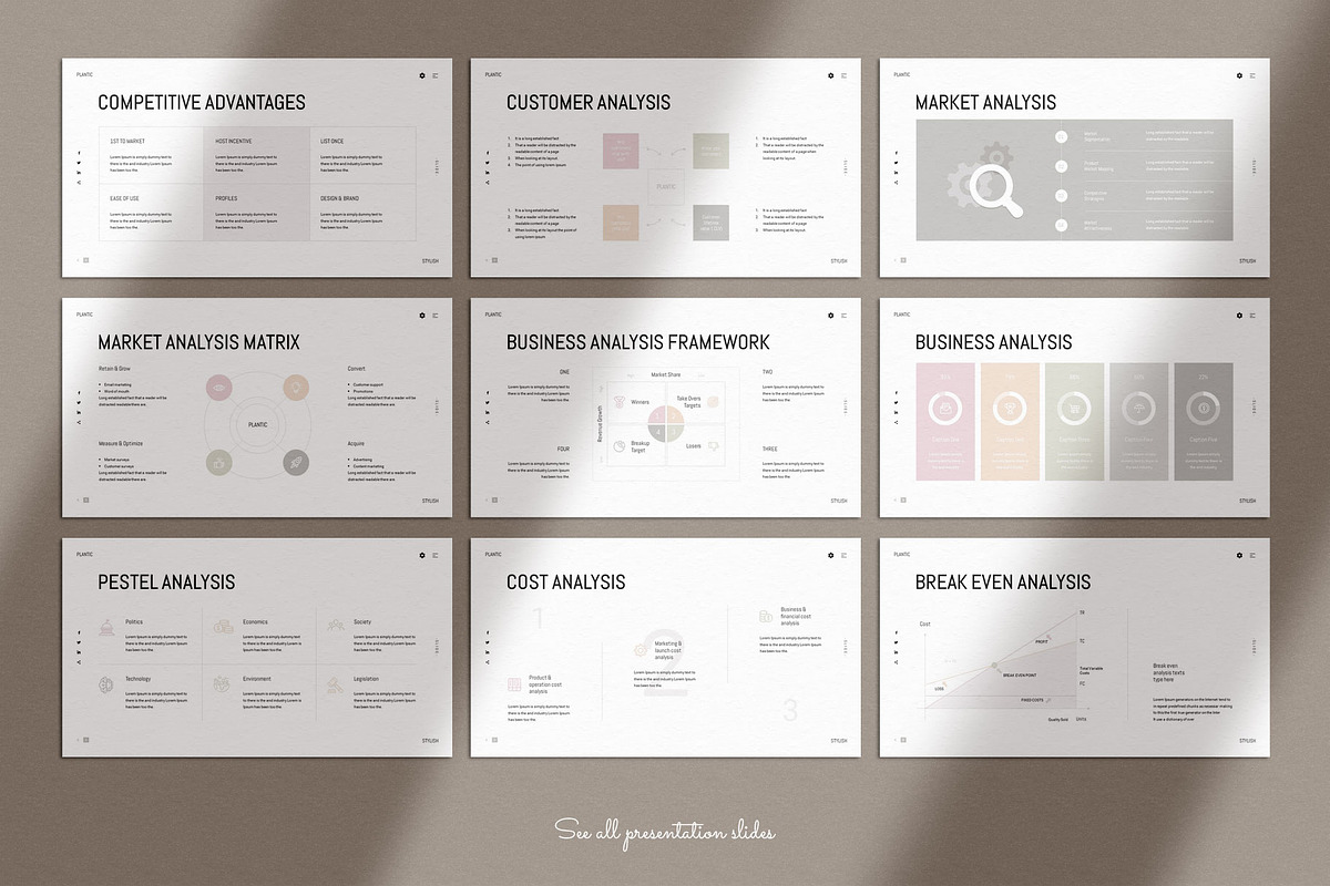 Business Plan PowerPoint Template, a Presentation Template by TemplatesForest (Photo 5 of 15)