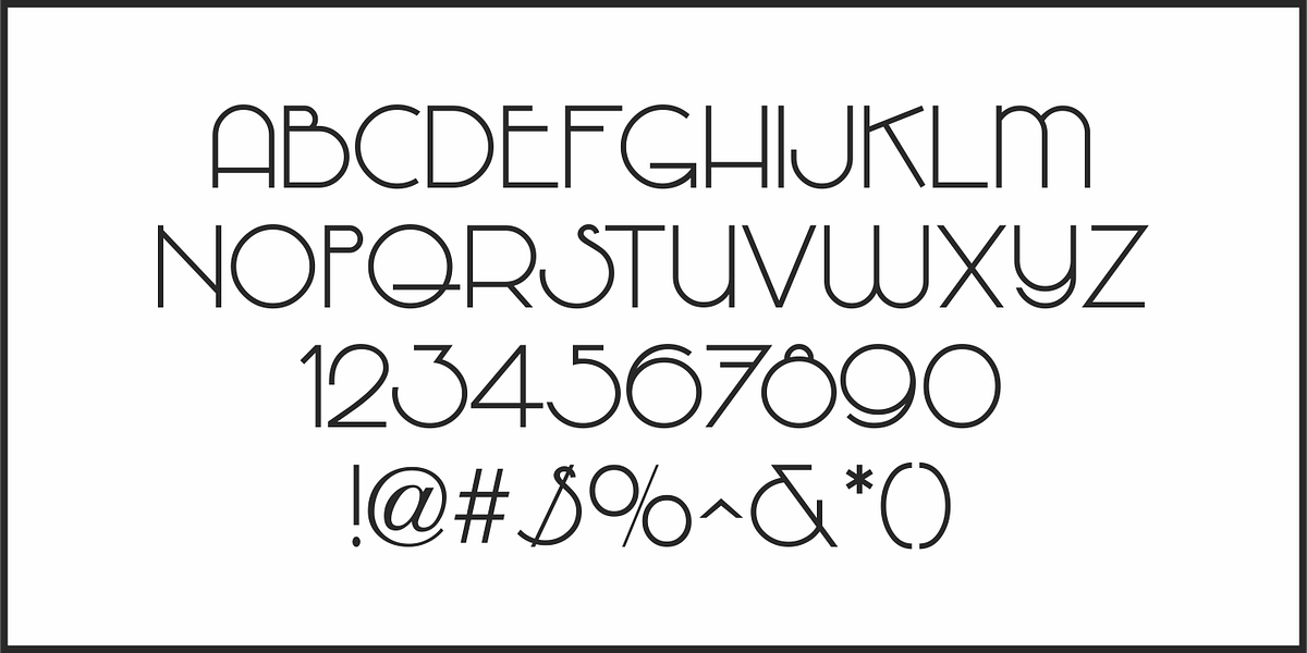 Deco Sketch JNL, a Sans Serif Font by Jeff Levine Fonts (Photo 3 of 5)