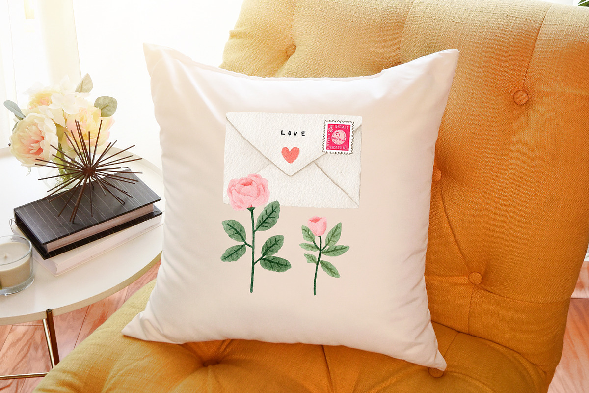 Valentines Day Clipart Vintage Eleme, an Illustration by Sublimation Artist (Photo 6 of 6)