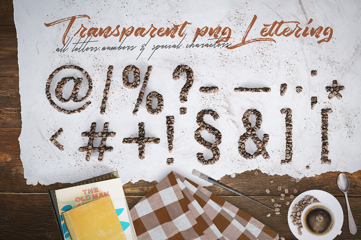 Coffee Beans - Font & Lettering, a Graphic by TVartworks (Photo 4 of 10)