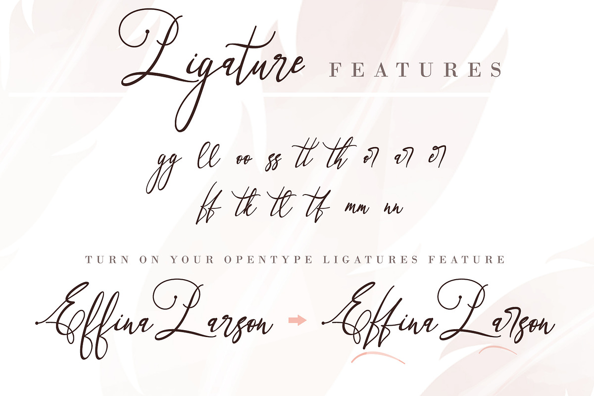 Art Maria, a Script Font by Letterara (Photo 5 of 12)
