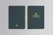 A4 Spiral Notebook Mockup, a Print Template by graphicsecond (Thumbnail 6 of 16)