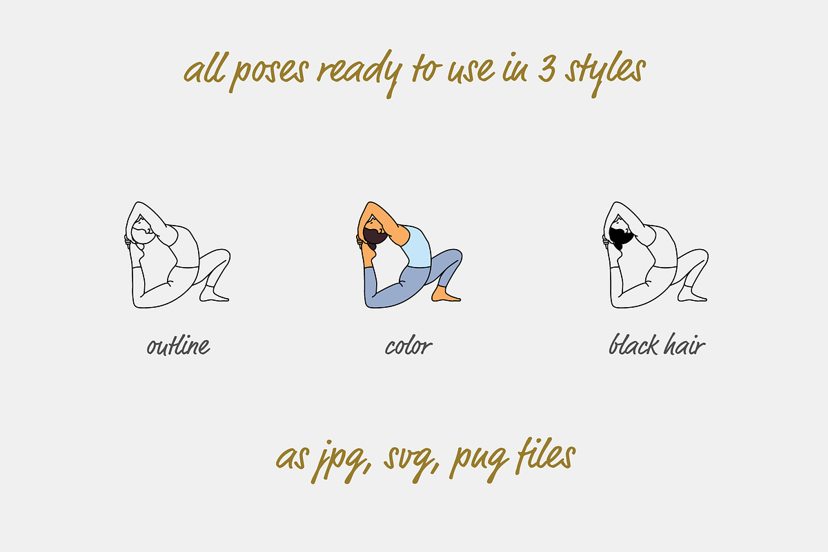 185 Yoga Poses, an Illustration by pkahraman (Photo 2 of 6)