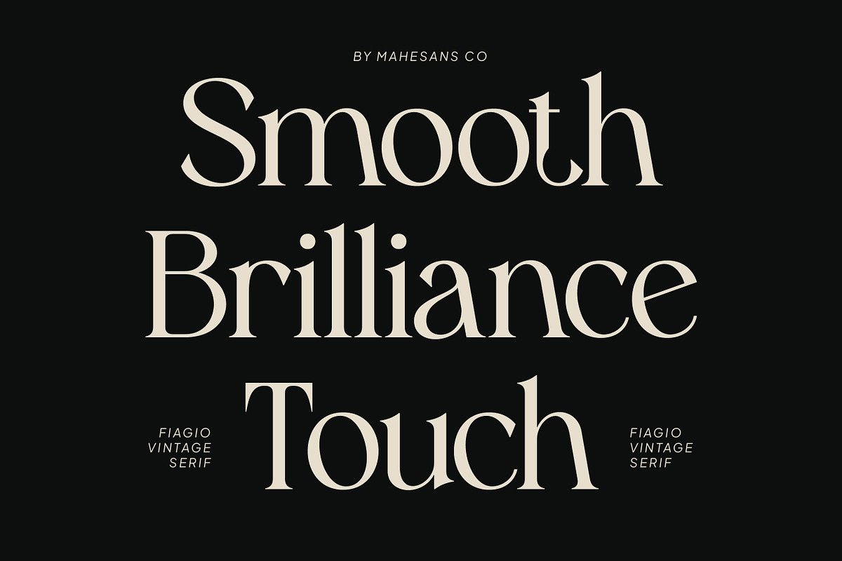 Fiagio – Elegant Vintage Serif, a Serif Font by Mahesans Co (Photo 6 of 11)