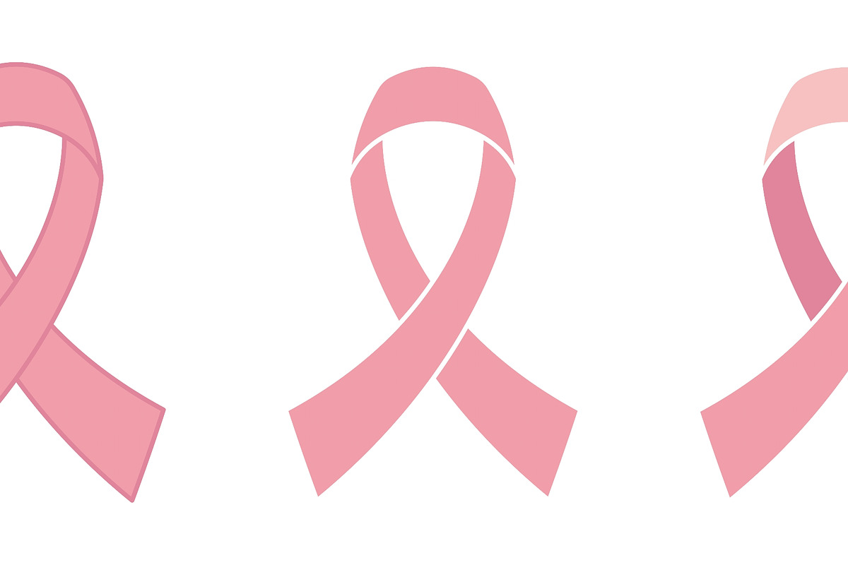 Pink awareness ribbon illustration, an Object Graphic by sceptical cactus (Photo 2 of 3)