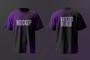 Front Back T-Shirt Mockup, a Shirt Mockup by graphypix (Thumbnail 1 of 4)