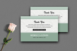 Funeral Thank You Card V04