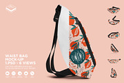 Waist Bag Mock-up, an Apparel Mockup by Branda Keeps (Thumbnail 1 of 17)