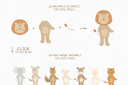 Character Creator Animals for kids, an Animal Illustration by polikarpovaart (Thumbnail 2 of 9)