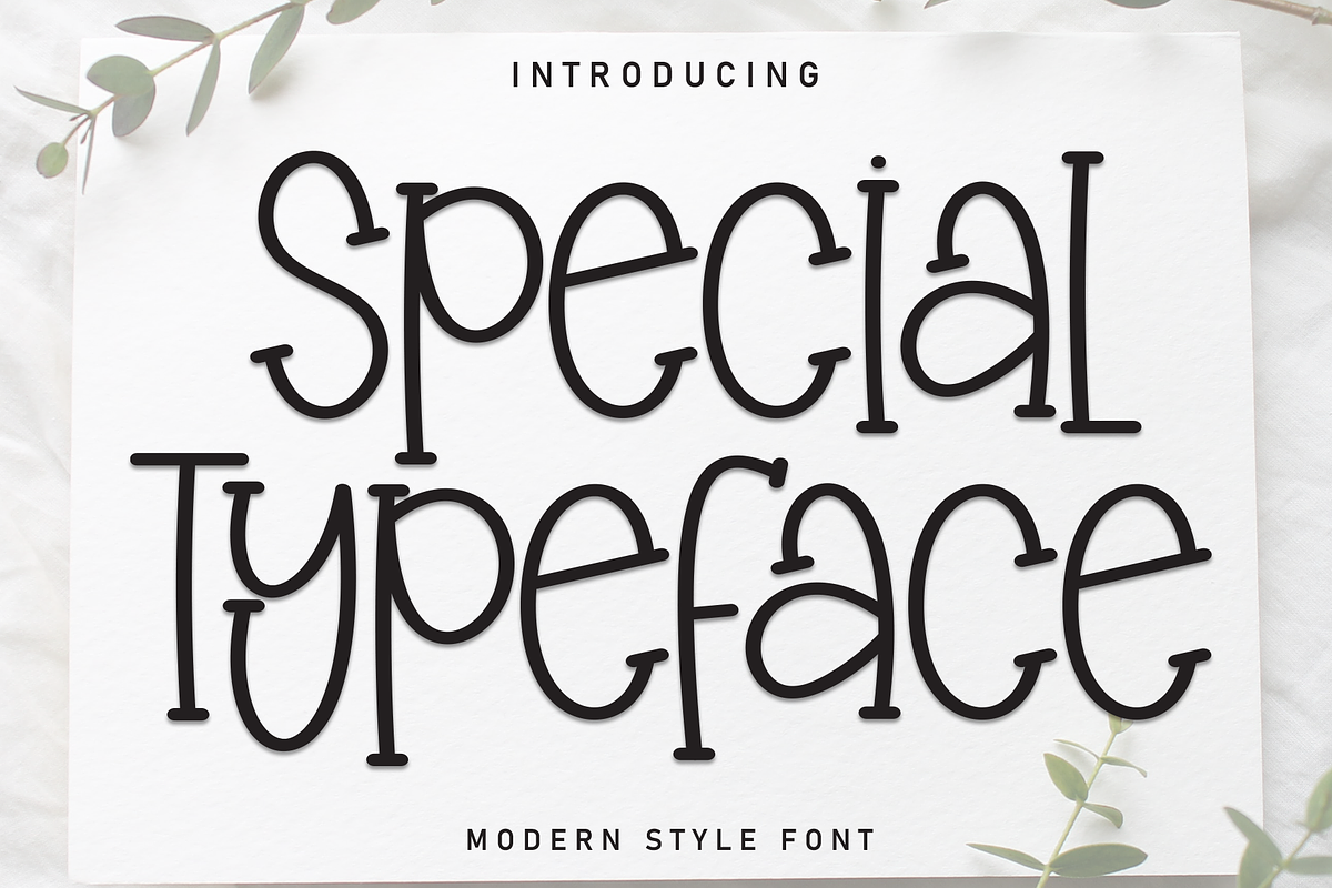 Special Typeface | Script Font, a Script Font by Scratchones (Photo 1 of 8)