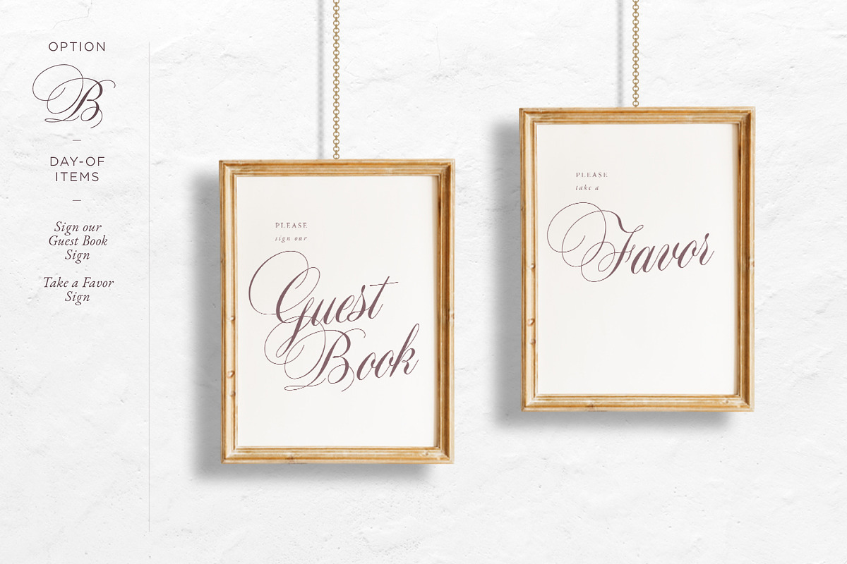 Old England Wedding Suite Collection, an Invitation Template by volume 1 visual design (Photo 11 of 33)