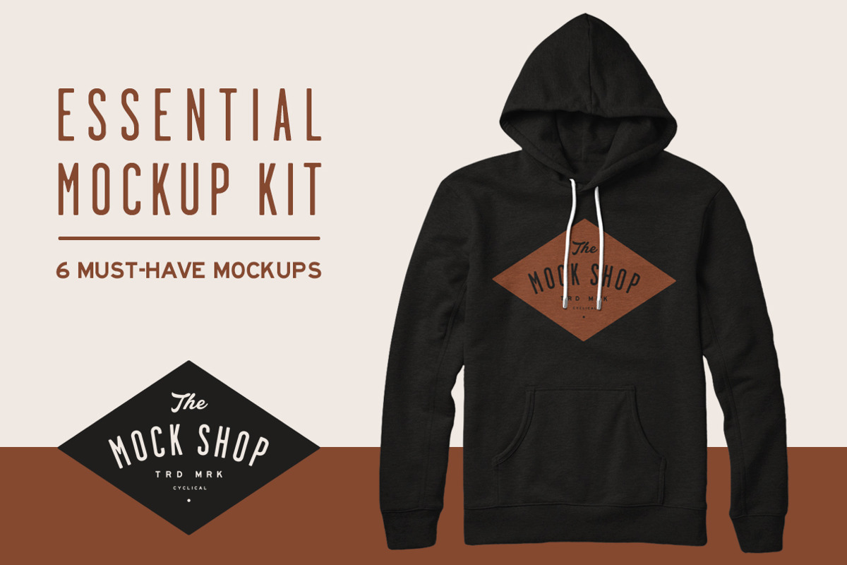 Essential Mockup Kit, a Hoody Mockup by The Mock Shop (Photo 3 of 5)