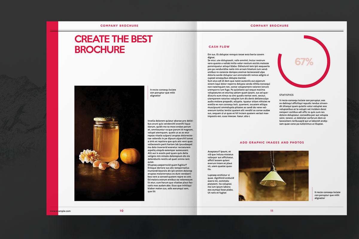 Red & Black Comany Brochure, a Brochure Template by Boris Cupac (Photo 6 of 7)