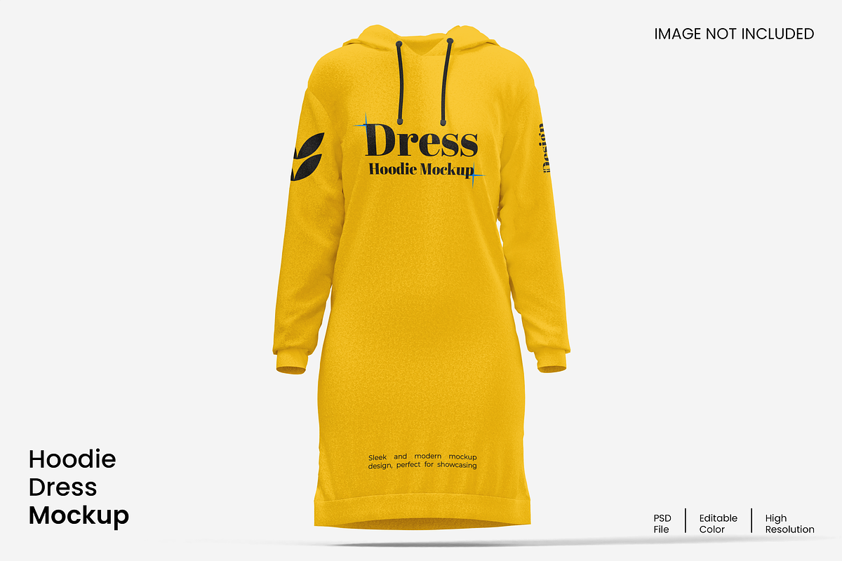Hoodie Dress Mockup, a Hoody Mockup by Unerispace