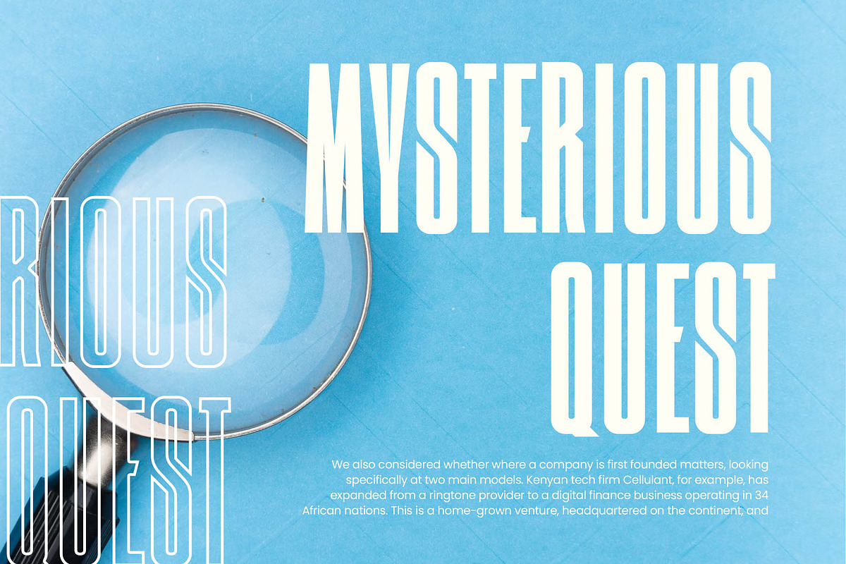 Strategy Sans Serif Font, a Sans Serif Font by Graphicxell (Photo 2 of 5)