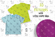 Happy Indian Dogs: patterns, prints, an Animal Illustration by Zooza Art (Thumbnail 6 of 11)