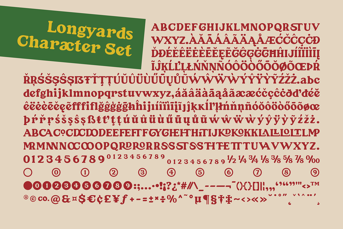 SFC Longyards, a Serif Font by Skilline Supply Co. (Photo 3 of 10)