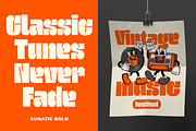 Kunatic - Retro Bold Font, a Sans Serif Font by limitype (Thumbnail 4 of 13)
