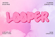 Looper - Bold Playful Font, a Blackletter Font by Dhabee (Thumbnail 1 of 8)