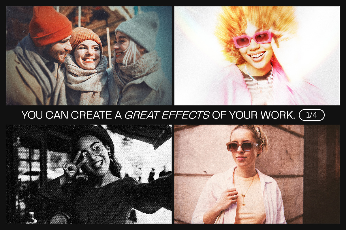 12 Photo Effect Templates, a Layer Style Add-On by iDoodle Studio (Photo 3 of 6)