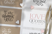 Handlettered Valentine's Love Quotes, an Illustration by Michèle Kae (Thumbnail 1 of 10)