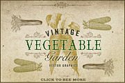 Vintage Vegetable Garden Graphics, an Object Graphic by Eclectic Anthology (Thumbnail 2 of 3)