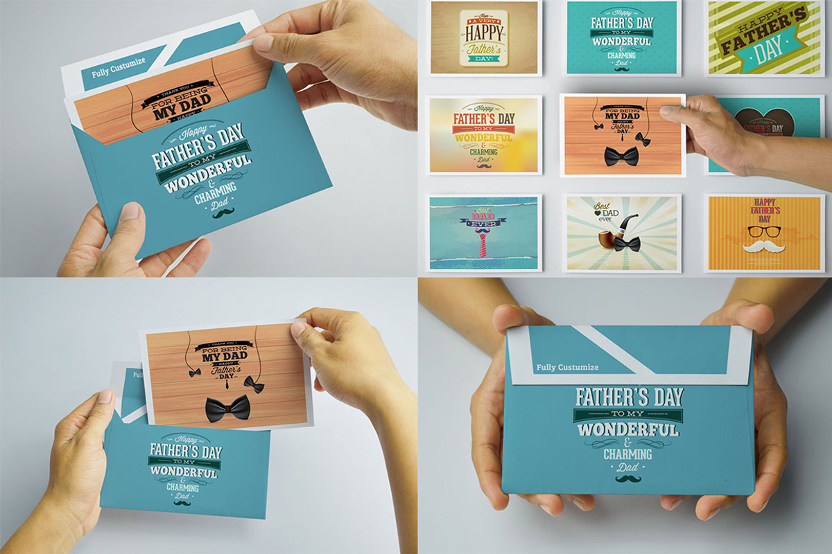 Postcard BUNDLE Mock-Ups, a Print Template by Kongkow (Photo 2 of 5)