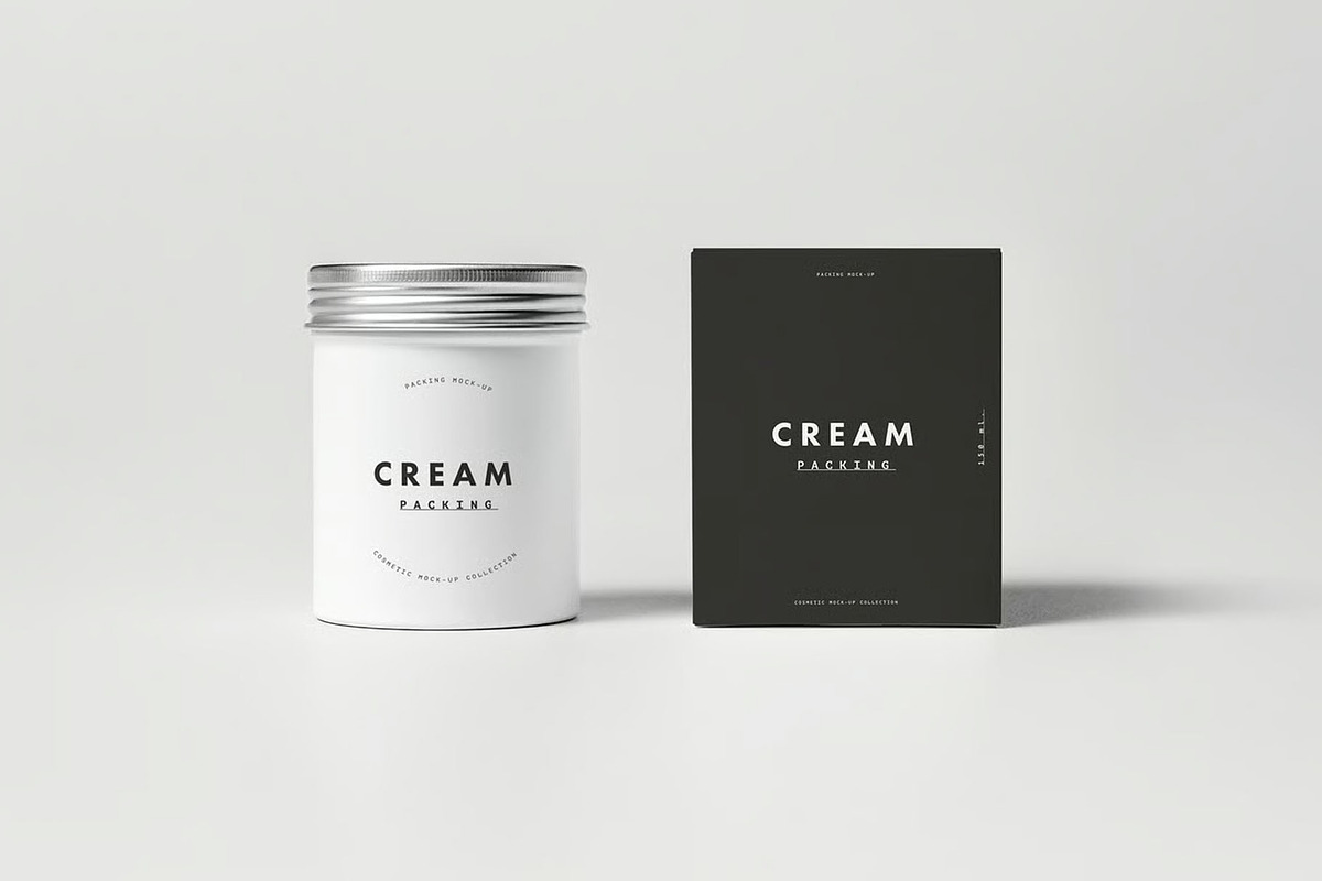 Cosmetic Mockup Set, a Packaging Mockup by DesignRushMarket (Photo 6 of 8)