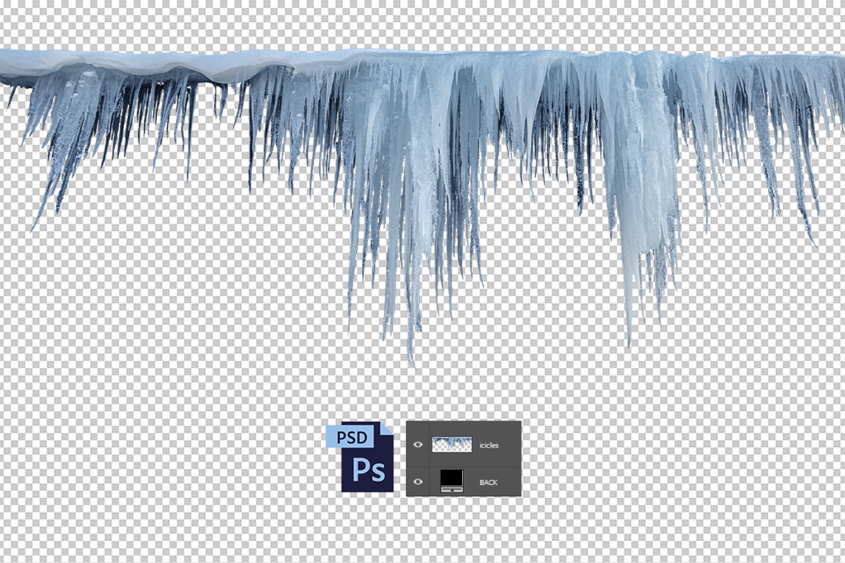 Icicles isolated from background, a Nature Photo by Countryside life (Photo 19 of 22)