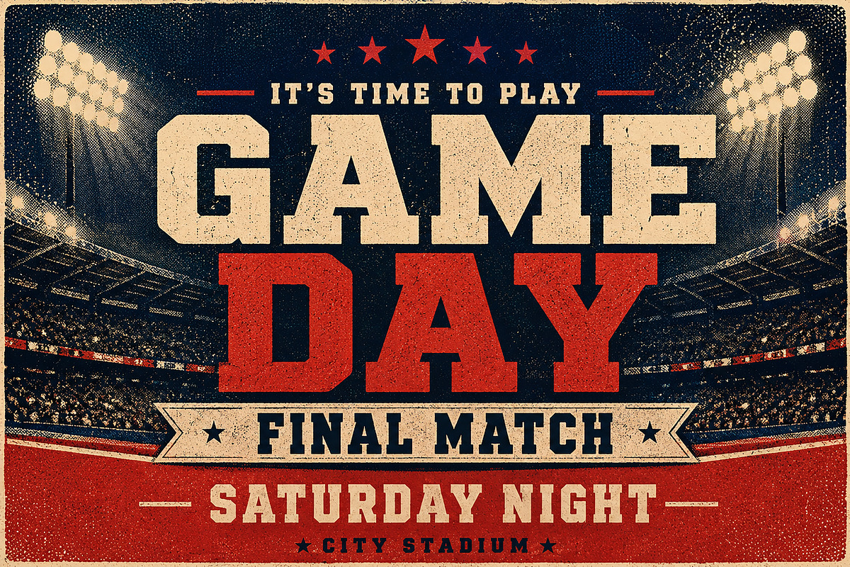 Retro Goal, a Slab Serif Font by Wow Magic (Photo 4 of 5)