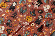 Happy Halloween, a Pattern Graphic by PenguinHouse (Thumbnail 6 of 7)