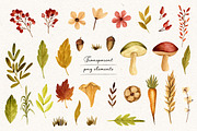 Forest gnomes. Watercolor set, an Object Graphic by JuliaBadeeva (Thumbnail 7 of 10)