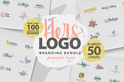 HERS LOGO BUNDLE (50 premade logos), a Branding & Logo Template by pawellpi (Thumbnail 1 of 10)