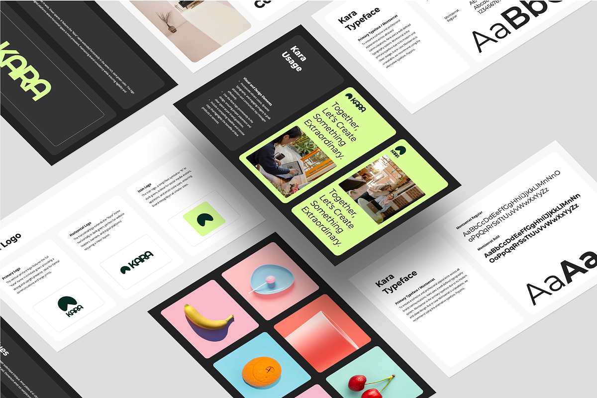 KARA Brand Guidelines Google Slides, a Presentation Template by Gaize (Photo 10 of 10)