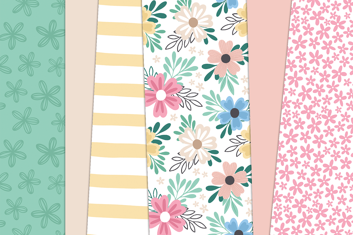 Easter Digital Paper Clip Art Bundle, a Pattern Graphic by Paper Starr Studio (Photo 2 of 6)