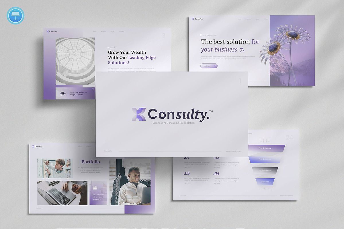 Business Consulting Keynote, a Presentation Template by Pixslides (Photo 1 of 5)