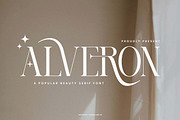Alveron - Beauty Serif Font, a Serif Font by Flawless And Co (Thumbnail 1 of 10)