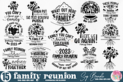 Family Reunion 2023 SVG Bundle, an Object Graphic by Design's Dark (Thumbnail 1 of 21)