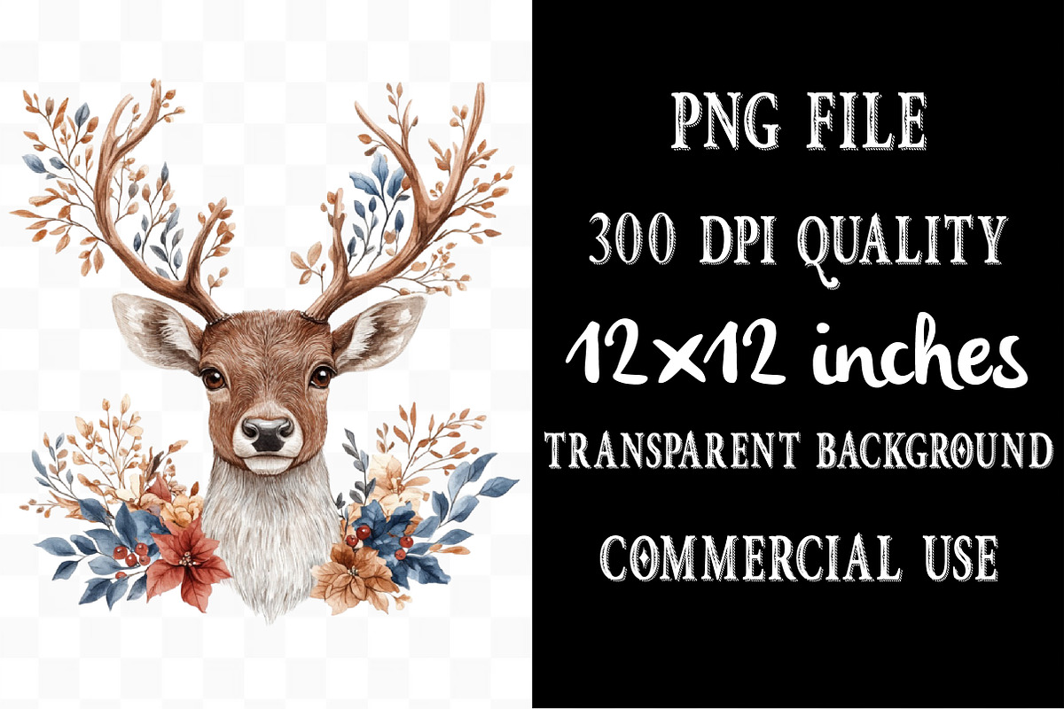 Christmas Toile Clipart, an Illustration by Designking (Photo 4 of 5)