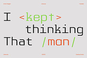 Anacute – Industrial Mono Sans, a Sans Serif Font by Casloop Studio (Thumbnail 5 of 10)